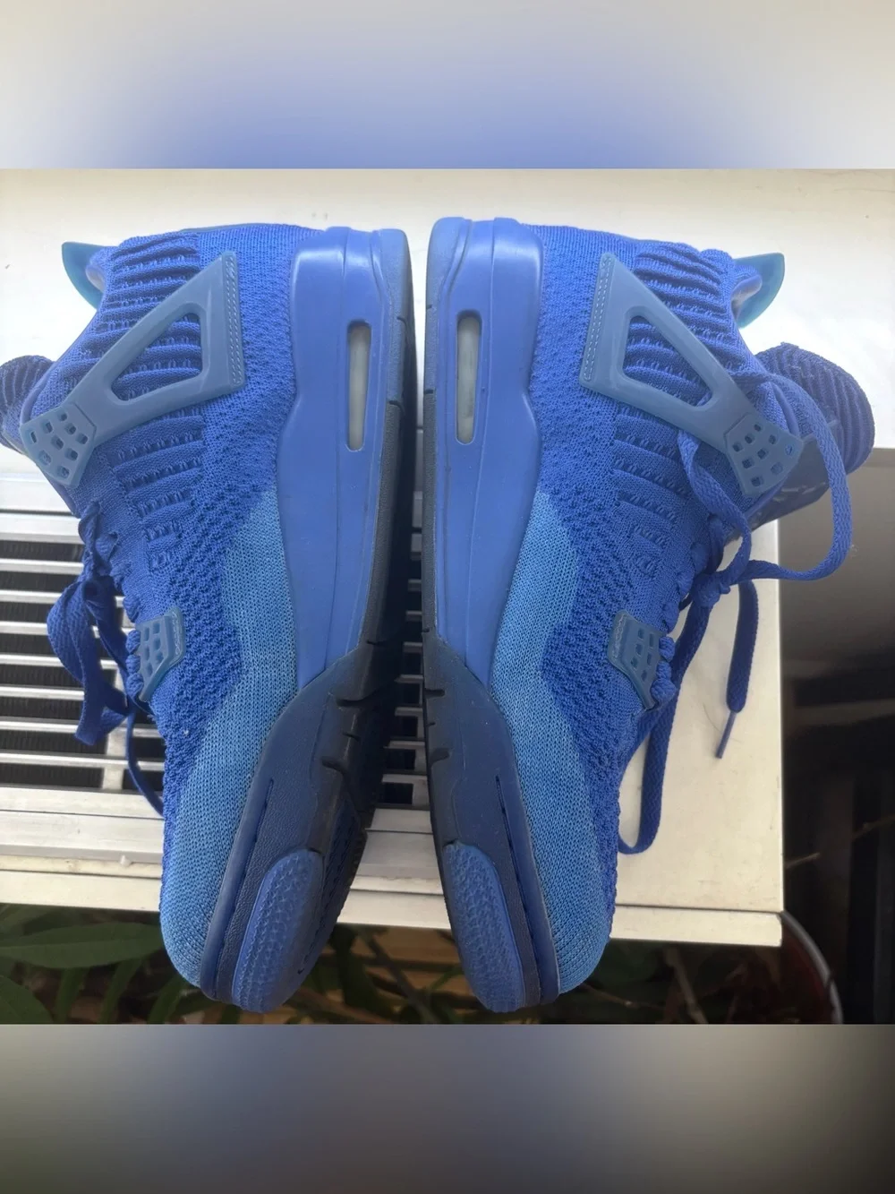 Nike 2019 Limited Air Jordan 4 Retro Flyknit Hyper Royal Men’s Size 10 Like New